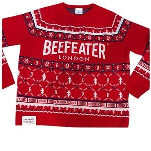 Beefeater London Red Christmas sweater size XXL